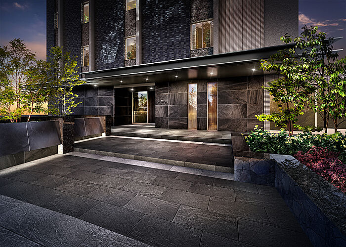 エクセレントシティ清瀬ザ・グレイス エントランス完成予想CG