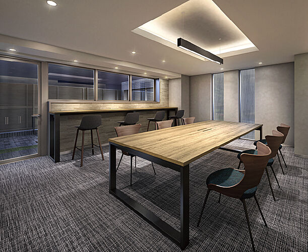 エクセレントシティ清瀬ザ・グレイス ワークラウンジ完成予想CG