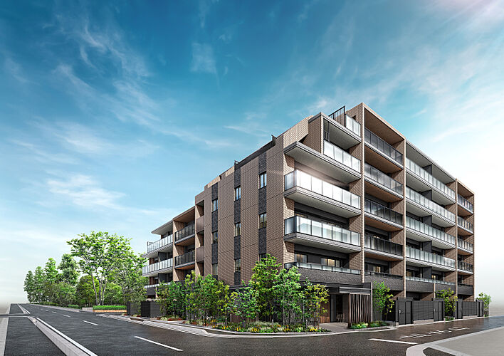 エクセレントシティ幕張本郷パークサイド 外観完成予想CG