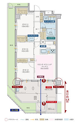 エクセレントシティ幕張本郷パークサイド 間取り Fg