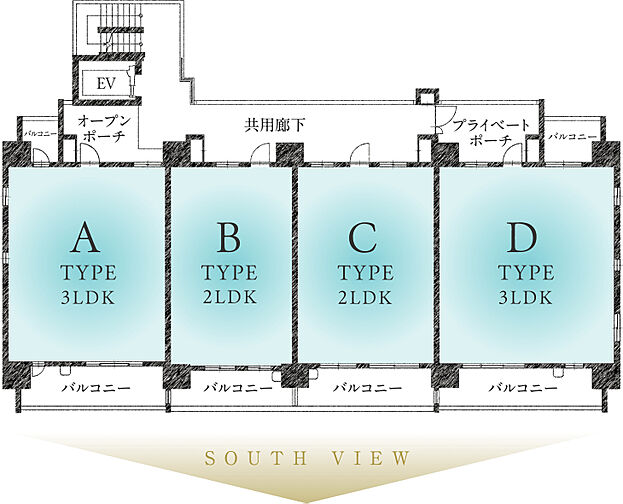 ファミリアーレ瑞穂妙音通 共用部