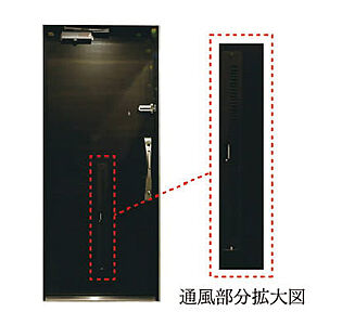 通風換気機能付玄関ドア