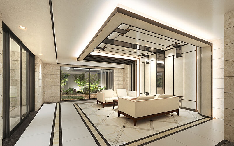 ルピアコート本川越ステーションビュー ラウンジ完成予想CG