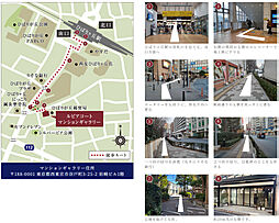 ルピアコート花小金井 モデルルーム案内図