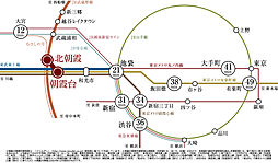 ルピアコート朝霞台 アクセス図