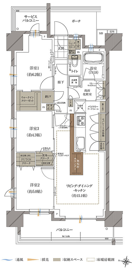 ルピアコート川口本町 間取り A