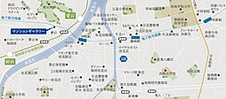 モントーレ室見リバーサイド モデルルーム案内図
