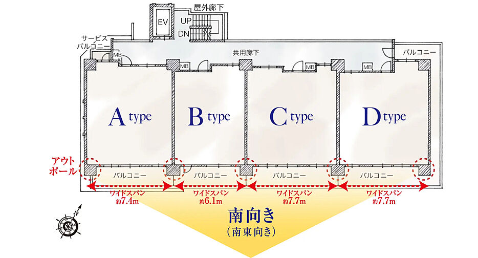 プレイズ南摂津 共用部