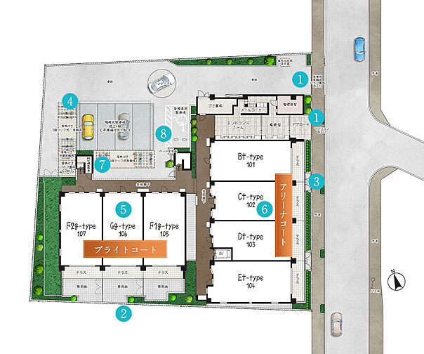 ガーラ・レジデンス府中武蔵野台デュアル 共用部