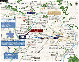 ガーラ・レジデンス藤沢 現地案内図