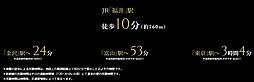 ポレスター福井浜町リバーテラス アクセス図