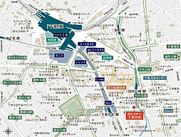 ポレスター千葉中央 現地案内図