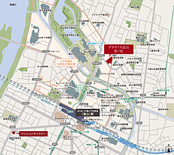 グラディス富山 碧ノ杜 現地案内図
