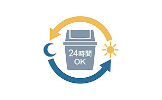 ポレスター大和中央 24時間ゴミ出し可能