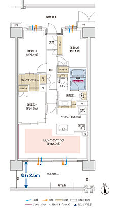 ポレスター佐久平駅南ガーデンテラス 間取り I