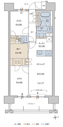 MJR鹿児島中央駅前ザ・レジデンス 間取り S