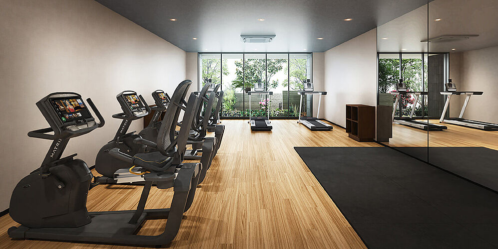 MJR大分D.C. フィットネスルーム完成予想CG