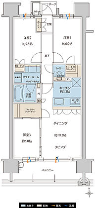 MJR大分D.C 間取り F