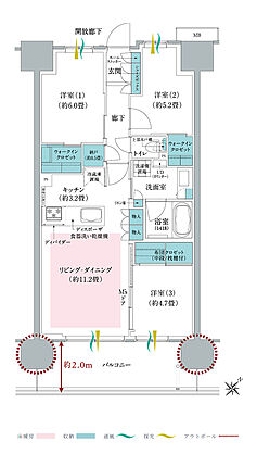 メイツ川越南台 間取り C