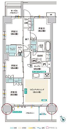 メイツ昭島 間取り B-A