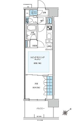 プレシス相模原レジデンス 間取り 【先着順】C