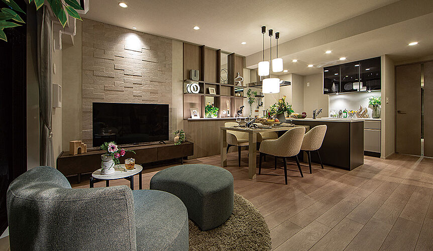 プレシス蓮田ステーションフロント リビング・ダイニング・キッチン