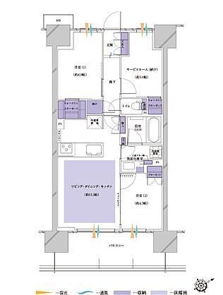 プレシス蓮田ステーションフロント 間取り 【第2期】B4
