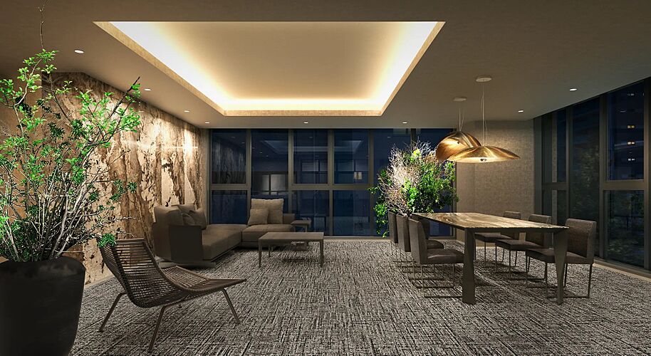 レグナスタワー新梅田 オーナーズラウンジ完成予想CG