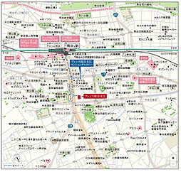 プレシス熊谷末広 モデルルーム案内図