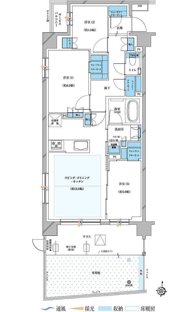 プレシス与野本町 間取り 【第2期】Gg