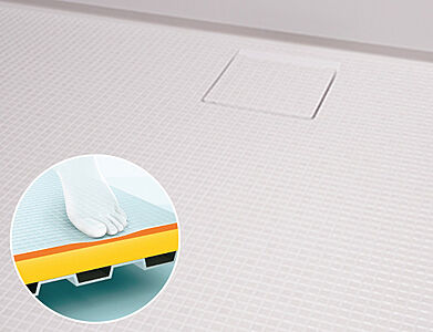 お掃除ラクラクほっカラリ床