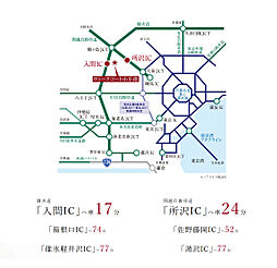 ヴィークコート小手指 アクセス図