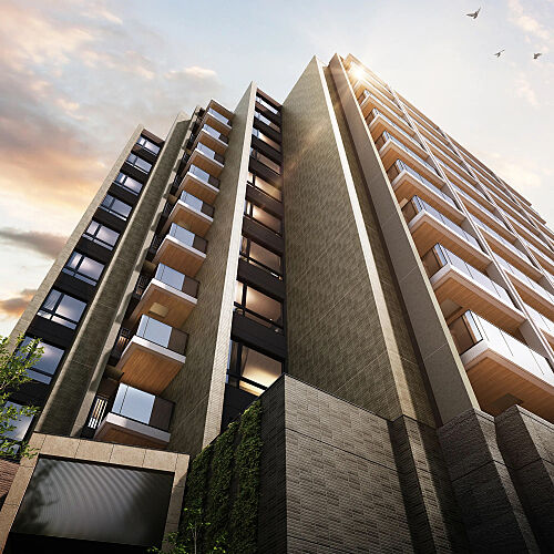 ジオ三鷹下連雀 外観完成予想CG