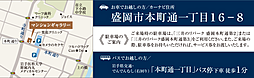 クレアホームズ盛岡センタープレイス モデルルーム案内図