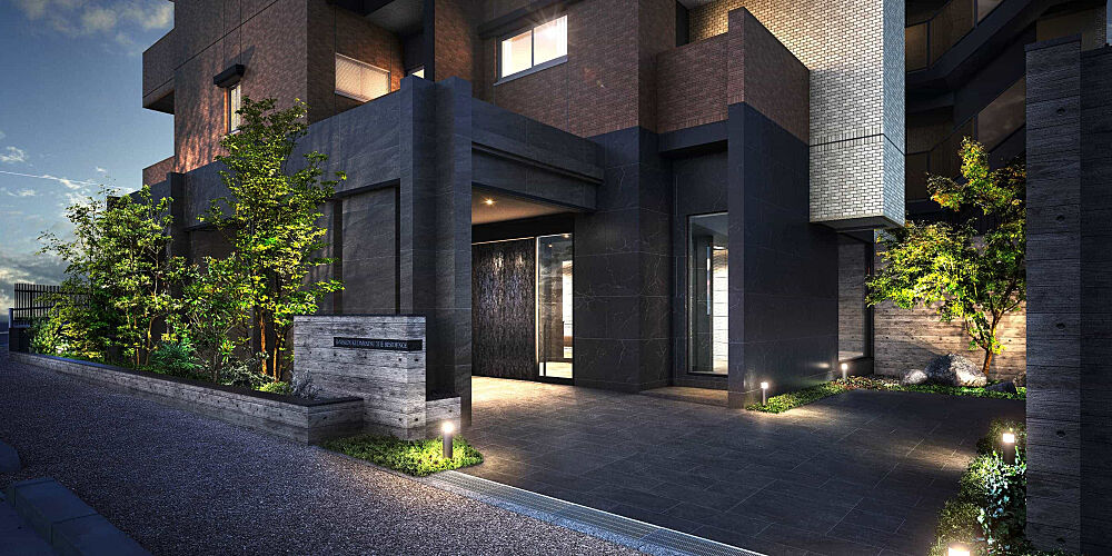 オーヴィジョン下松ザ・レジデンス エントランスアプローチ完成予想図