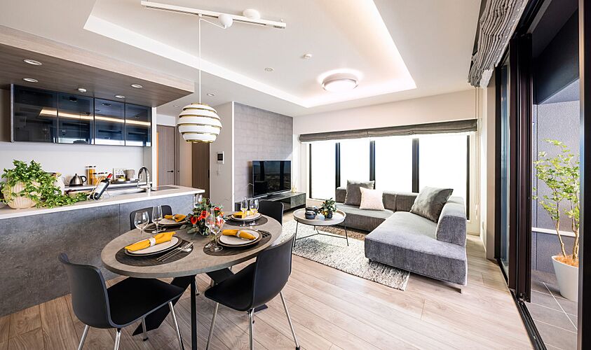 ロイヤルガーデン倉敷駅東 リビング・ダイニング