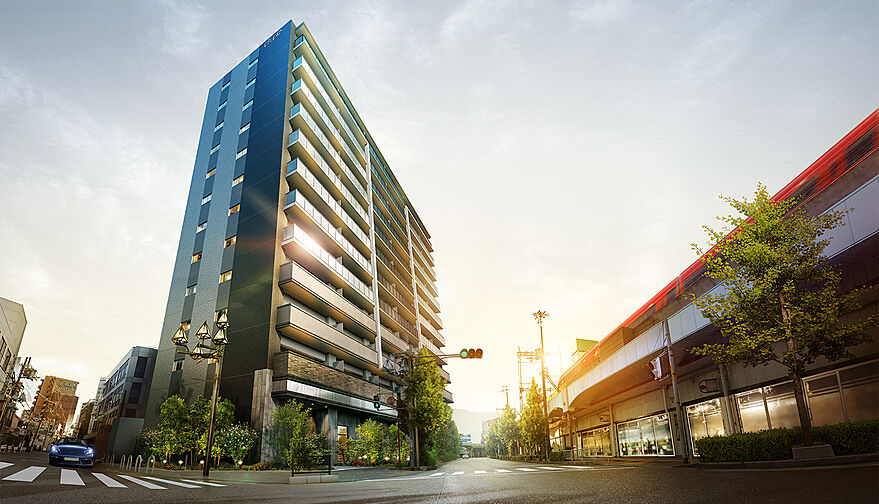 エスリード八尾駅前ザ・レジデンス 外観