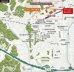 プレイズ菊川駅前 現地案内図