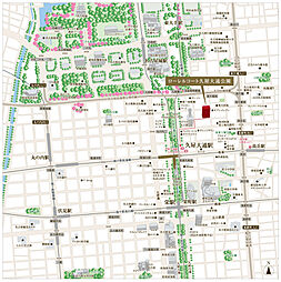 ローレルコート久屋大通公園 現地案内図