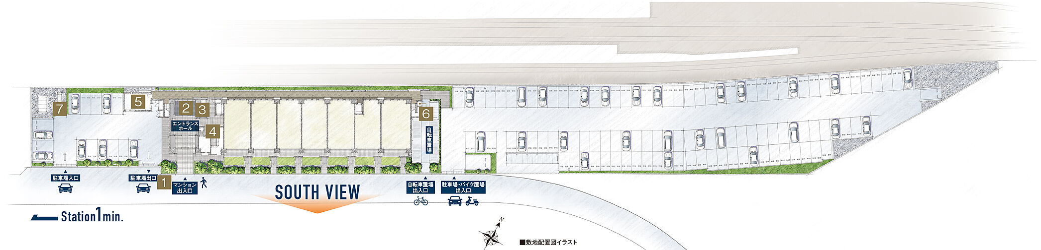 ブライトタウン天竜川駅前フレシア 共用部