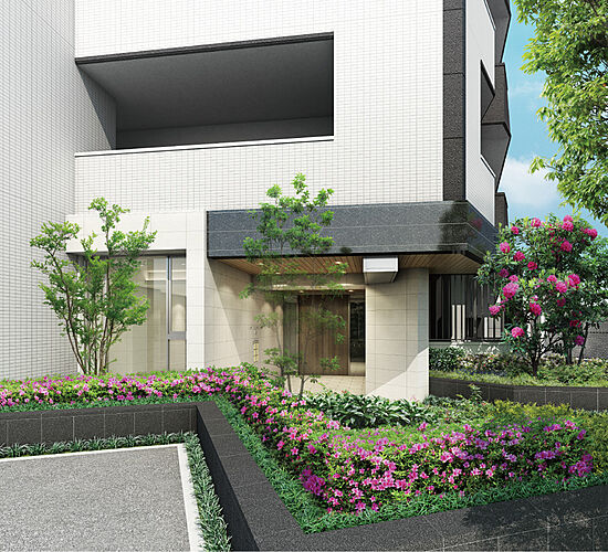 ヴェルディ・ザ・ガーデン芳泉 アプローチ完成予想図(EAST)