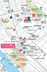 ヴェルディ沖野上［パークテラス］II 現地案内図