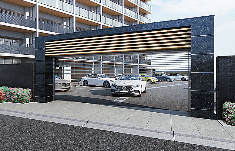 ヴェルディ・ザ・タワー福山 シャッターゲート完成予想図