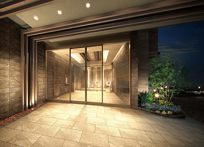 グラン・ヴェルディ牛田本町 エントランス完成予想図