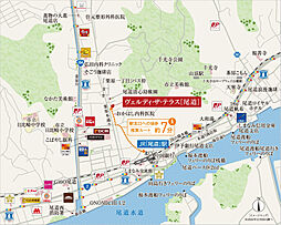 ヴェルディ・ザ・テラス［尾道］ 現地案内図