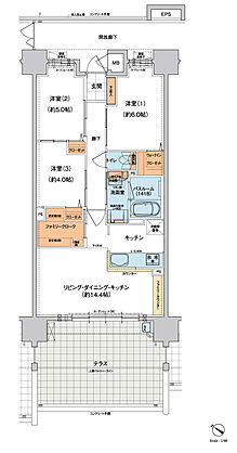 ヴェルディ蔵王公園 間取り B1