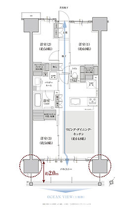 ファインセントラルシティ 間取り C2b