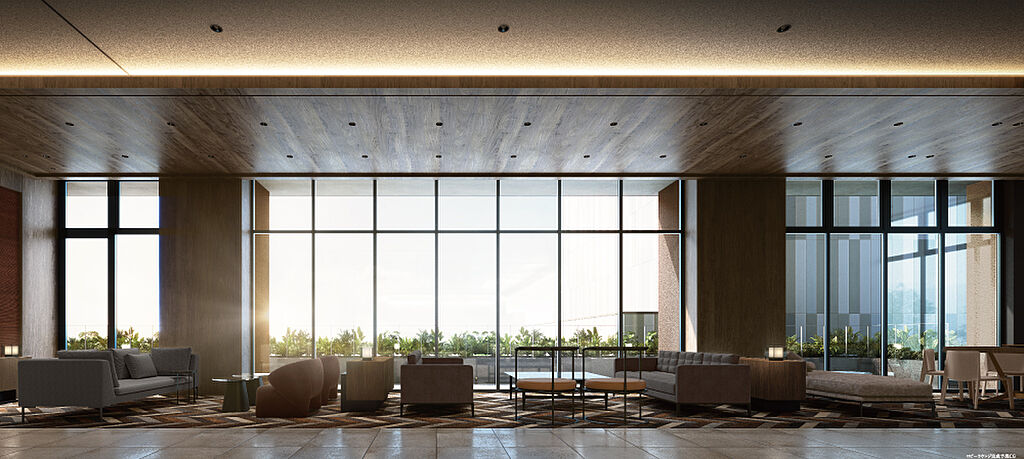 ザ・ファインタワー八王子 ロビーラウンジ完成予想CG