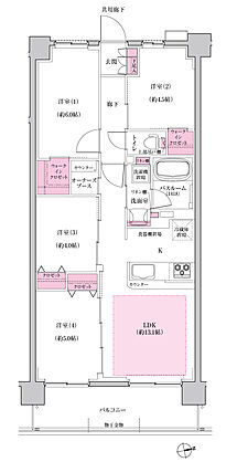 ブリシア川口エアーコート/カームコート 間取り 【CALM】D
