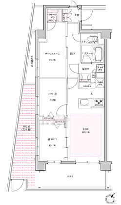 ブリシア大宮 氷川の杜 間取り Ag
